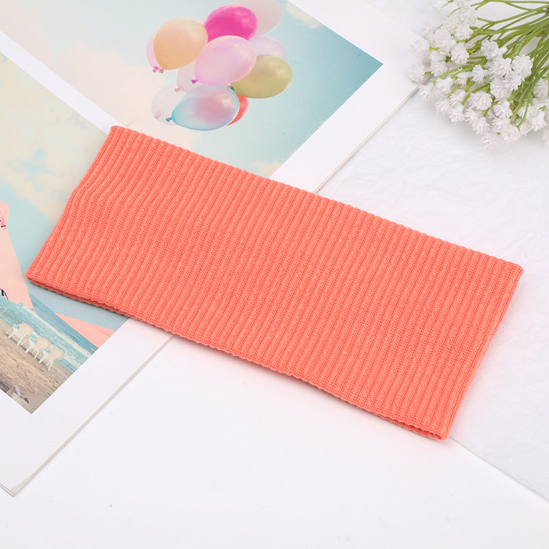 Wholesale Wide Cross Knot Solid Knit Headband